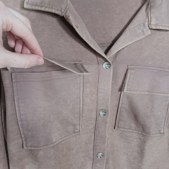 Hippie Rose Button Long Sleeve Top - Picture 8 of 12